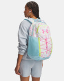 Under Armour Hustle Sport 6.0 Backpack - Opal Blue / Pink Frenzy - 293