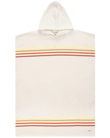 Sand Cloud Hooded Poncho - Stripe Natural