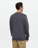 Tentree Mens Emerald Edge Crew - Graphite Palm