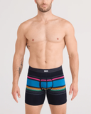 Saxx Vibe Xtra Soft Comfort Underwear - Throwback Stripe - Multi