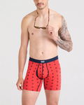 Saxx Vibe Xtra Underwear - Summer Catch - Coral Red