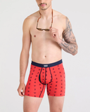 Saxx Vibe Xtra Underwear - Summer Catch - Coral Red