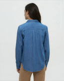Tentree Women's Denim Sloan Shirt - Mid Wash