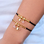 Pura Vida Harper Gold Charm ~ Protective Eye