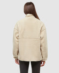 Tentree Womens Kincaid Full Snap - Warm Oak / Birchwood