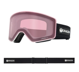 Dragon R1 OTG Snow Goggle with Lumalens Red Ion + Light Rose - Black