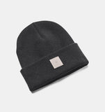 Under Armour Women's UA Halftime Cuff Beanie -Black / Pewter / Ghost Gray - 001
