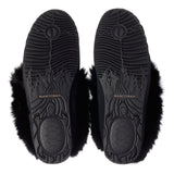 Manitobah Women's Street Suede Moccasin - Black