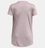 Under Armour Girls' UA Tech™ Print Fill Big Logo Short Sleeve