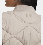 Under Armour Women's UA Heritage Bomber Jacket - Timberwolf Taupe - 203