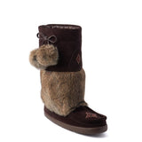 Manitobah Women's WP Snowy Owl Mukluk - Dark Brown