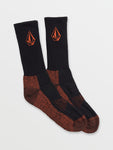 Volcom Mens Workwear Sock 3 Pack - Black