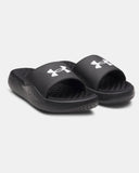 Under Armour Men's UA Ignite Pro 8 Fix Slides - Black / White - 004