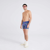 Saxx Vibe Super Soft Underwear - Holidays In Paradise-Blue