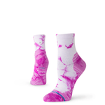 Stance Womens Aria Light Wool Quarter Socks - Berry