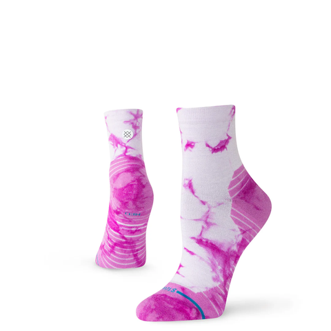 Stance Womens Aria Light Wool Quarter Socks - Berry