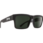 Spy Montana Sunglasses - Black Soft Matte - Happy Grey Green