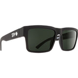Spy Montana Sunglasses - Black Soft Matte - Happy Grey Green
