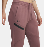Under Armour Women's UA Unstoppable Fleece Jogger - Maroon Mist / Black - 651