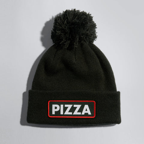 Coal The Vice Pom Beanie - Black Pizza