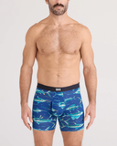 Saxx Vibe Xtra Underwear - Digi Fish - Sapphire