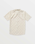Volcom Mens Bankstone S/S Button-Up Shirt - Dirty White