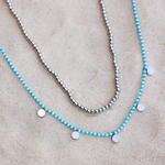 Pura Vida Cabana Necklace Set ~ Silver