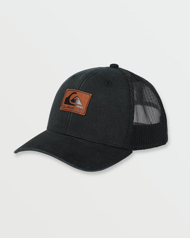Quiksilver Mens Up The Hatch Trucker Hat - Black