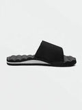 Volcom Mens Recliner Slides - Black / White