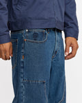 RVCA Mens KLS Americana Denim Jeans - Dusty Blue Wash