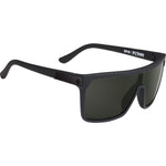 Spy Flynn Sunglasses - Soft Matte Black - Happy Gray Green