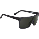 Spy Flynn Sunglasses - Soft Matte Black - Happy Gray Green