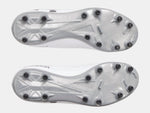 Under Armour Kids UA Magnetico Select 4 FG Jr. Soccer Cleats - White/Black - 101