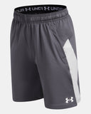 Under Armour Boys' UA Tech™ Vent Shorts - Castlerock / White - 025