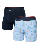 Saxx Vibe Xtra (2 Pack) Underwear - Palmtastic/Navy