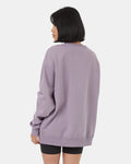 Tentree Women's Alpine Oversized Crew - Smokey Violet / Grey Dawn