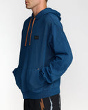 RVCA Mens X Clay Hoodie - Dark Denim