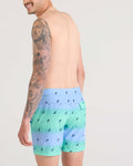 Saxx Mens Betawave 2N1 Boardie 17" - Sailfish Ombre-Multi