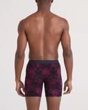 Saxx Vibe Xtra Soft Comfort Underwear - Bear Brocade - Maroon