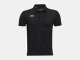 Under Armour Boys' UA Tech™ Team Polo - Black / White - 001