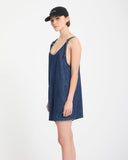 Volcom Women's Lived In Short Romper - Deja Blue