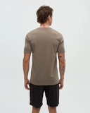 Tentree Mens Lake Life Logo T-Shirt - Clay Graphite