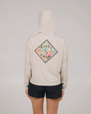 Salty Crew Womens Tippet Fill Tech Hoodie - Oatmeal