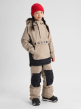 Burton Kids' Frostner 2L Anorak Jacket - Summit Taupe / True Black