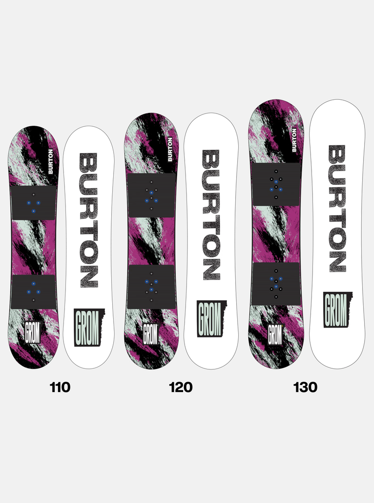 Burton Kids' Grom Snowboard - Purple/Teal