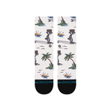 Stance Kool Katz Surf Crew Socks - Canvas