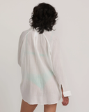 RVCA Womens Province Coverup Shirt - Whisper White