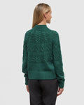 Tentree Women's Colson Sweater - Forest Pine Heather