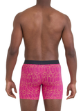 Saxx Vibe Xtra Soft Comfort Underwear - Flamingo Ink - Fuchsia