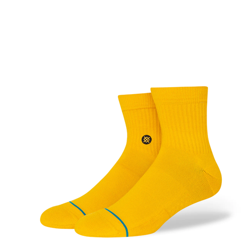 Stance Icon Quarter Socks - Yellow